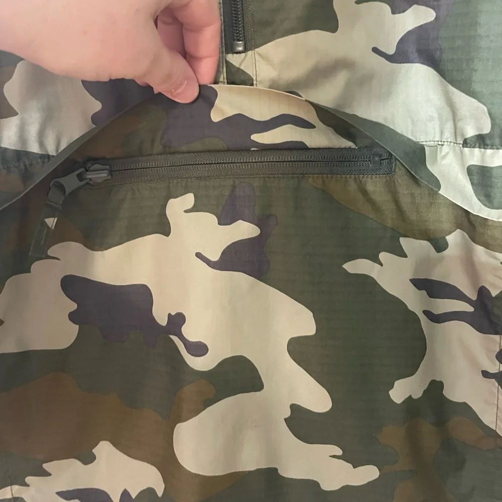 Easy-Pack Camo Childrens Place Anorak Weatherproof Lightweight Jacket Boys Sz M